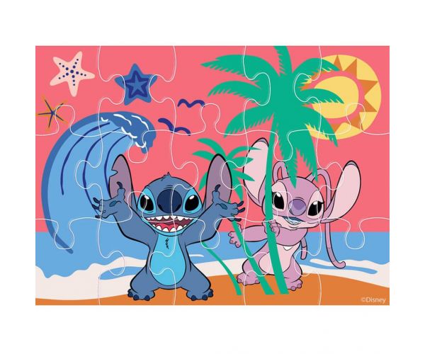 Luna: Stitch 4az1-ben puzzle szett