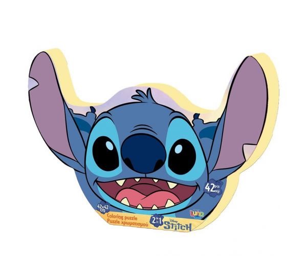 Luna: Stitch 42db-os színezhető puzzle