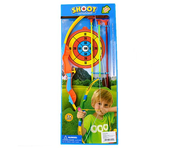 Íj szett tapadókorongos nyílvesszőkkel 55cm