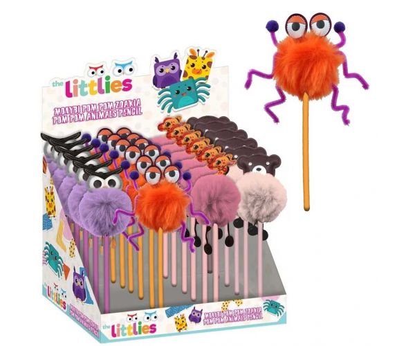 Luna: Pom-Pom állatos grafit ceruza négyféle változatban 1db