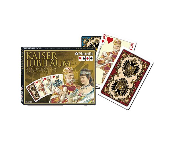Luxus römi kártya - Kaiser Jubiläum 2x55 lap - Piatnik