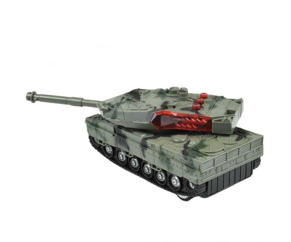 RC Távirányítós M1 Abrams tank fény és hangeffektekkel 1/32-es méretarány 22cm