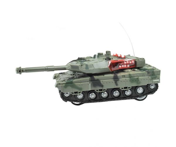 RC Távirányítós M1 Abrams tank fény és hangeffektekkel 1/32-es méretarány 22cm