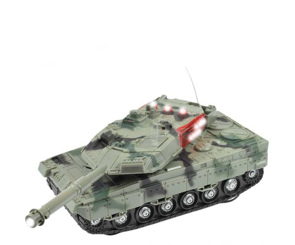 RC Távirányítós M1 Abrams tank fény és hangeffektekkel 1/32-es méretarány 22cm