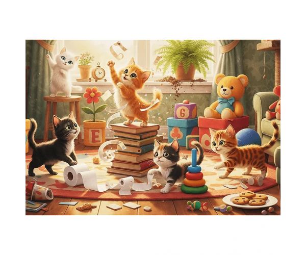 Macskacsínytevés 160db-os puzzle - Trefl