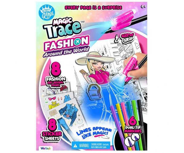 Magic Trace stúdió: Ragyogó rajzolás - divat kezdőszett