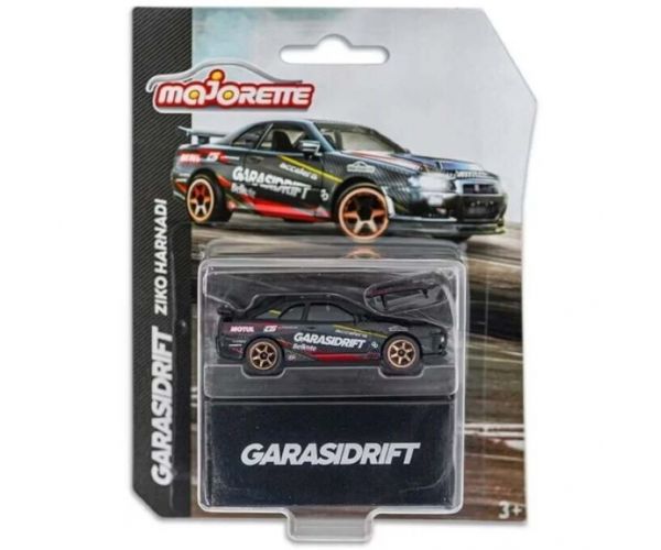 Majorette – Nissan Skyline R34 GarasiDrift Ziko Harnadi 1:64 méretarányú kisautó - Simba Toys