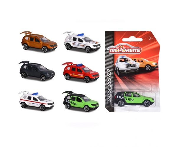 Majorette: Dacia Duster autómodellek többféle változatban 1/64 1db - Simba Toys