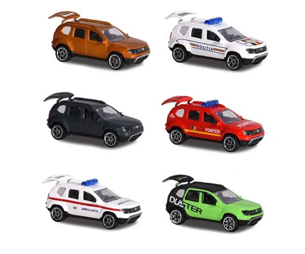 Majorette: Dacia Duster autómodellek többféle változatban 1/64 1db - Simba Toys