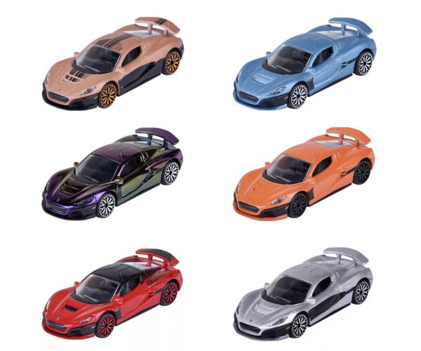 Majorette: Rimac Nevera Edition fém autómodellek többféle változatban 1/64 1db