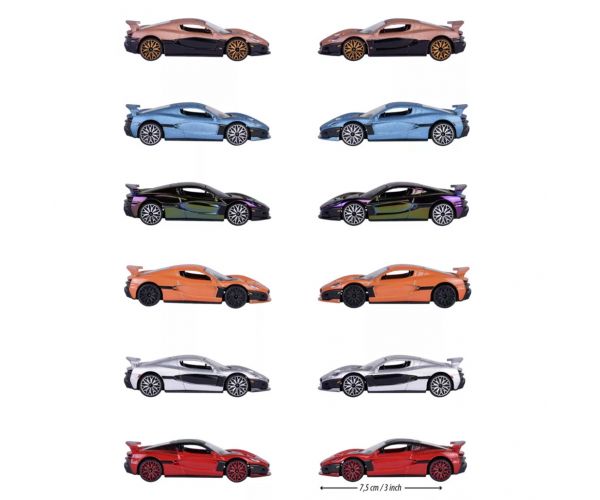 Majorette: Rimac Nevera Edition fém autómodellek többféle változatban 1/64 1db