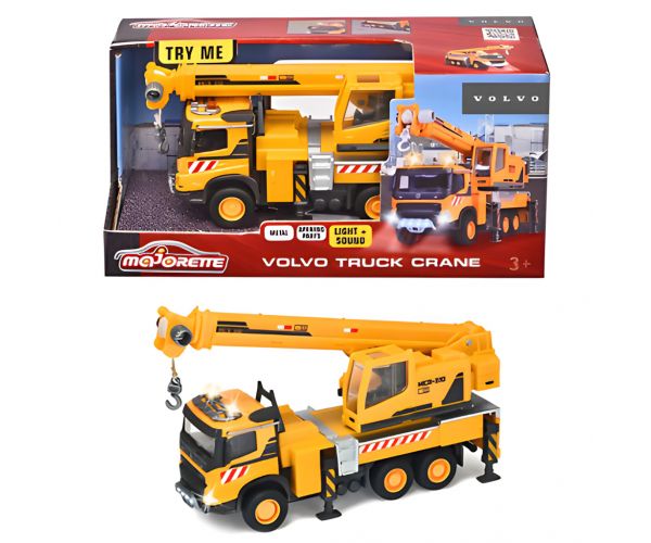 Majorette: Volvo darus teherautó fénnyel és hanggal 22 cm - Simba Toys
