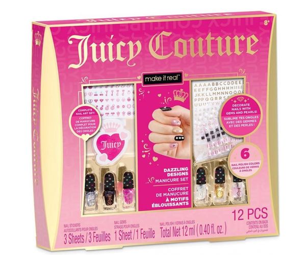 Make It Real: Juicy Couture szikrázó körmök manikűr szett