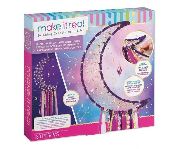 Make It Real: Holdalakú álomfogó készítő szett fényekkel