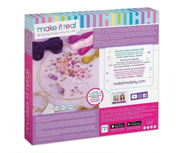 Make It Real: Holdalakú álomfogó készítő szett fényekkel
