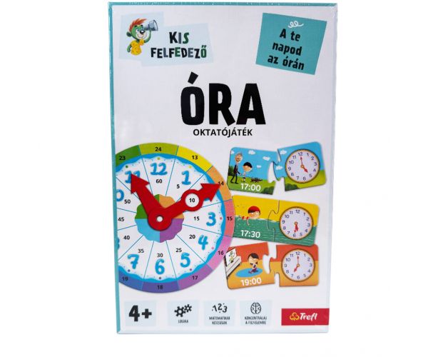 Kis felfedező: Óra oktatójáték új kiadás - Trefl