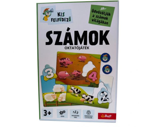 Kis felfedező: Számok oktatójáték új kiadás - Trefl