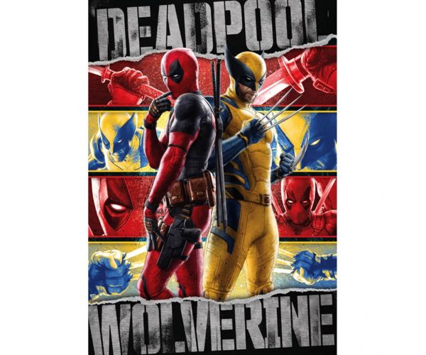 Marvel: Deadpool és Rozsomák 1000db-os puzzle - Clementoni