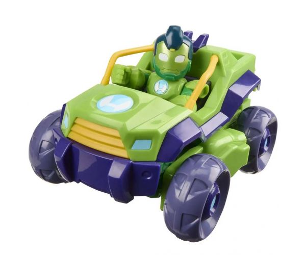 Marvel: Vasember 2 az 1-ben Mech Hulk autó és figuraszett - Hasbro