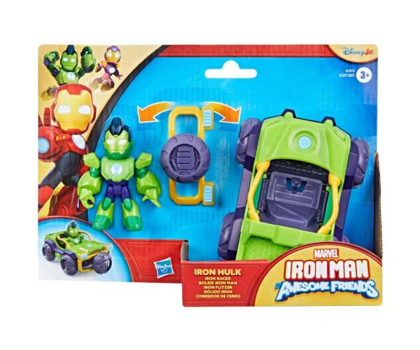Marvel Vasember és Szuper Barátai – Jármű és Figura szett: Iron Hulk - Hasbro