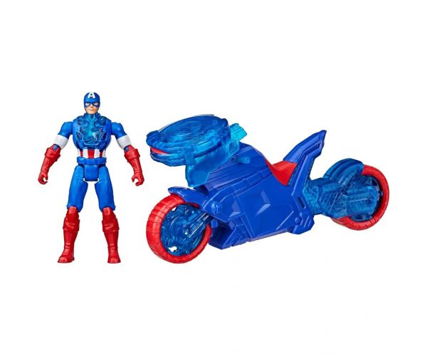 Marvel: Amerika kapitány motorral és pajzs kilövővel - Hasbro