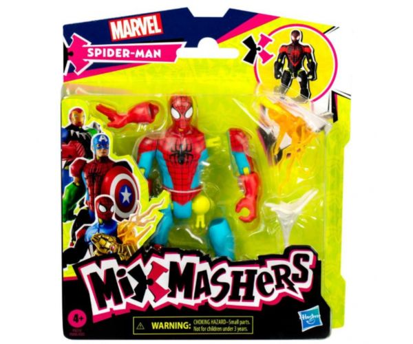 Marvel Mix Mashers: Bosszúállók Pókember figura kiegészítőkkel - Hasbro