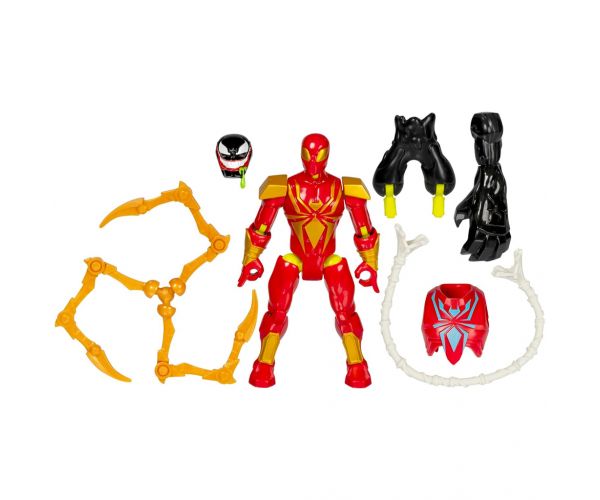 Marvel: Mix Mashers Vas pókember figura kiegészítőkkel - Hasbro