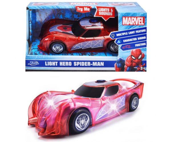 Marvel: Light Hero Pókember karakter járgány fény és hang effektekkel - Jada Toys