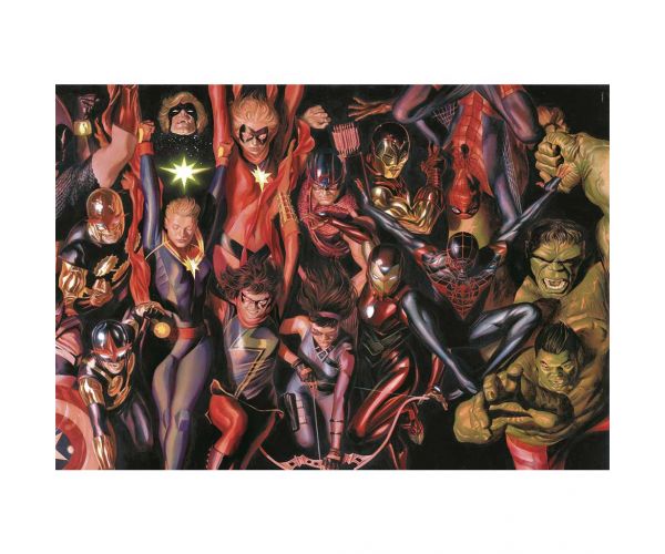 Marvel hősök 1000db-os Compact puzzle 70x50cm - Clementoni