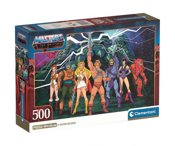 Masters of the Universe: Az univerzum védelmezői 500db-os compact puzzle - Clementoni