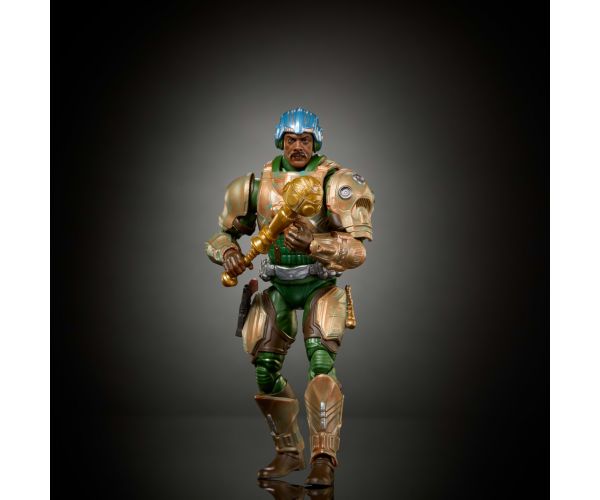 Masters of the Universe: Az univerzum védelmezői Men-At-Arms Páncélos akciófigura kiegészítőkkel 16,5 cm - Mattel