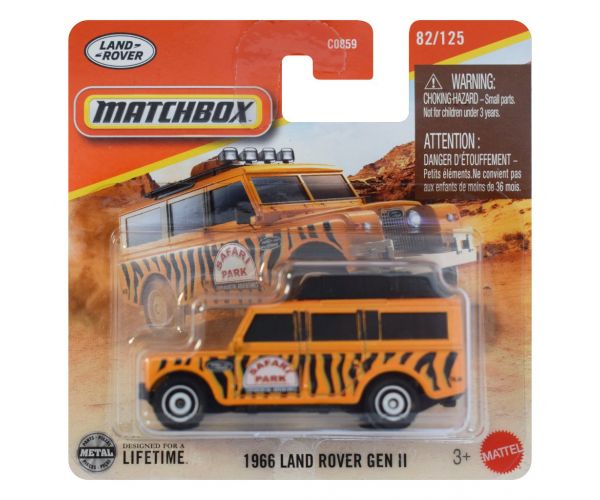 Matchbox: 1966 Land Rover Gen II kisautó 1/64 - Mattel