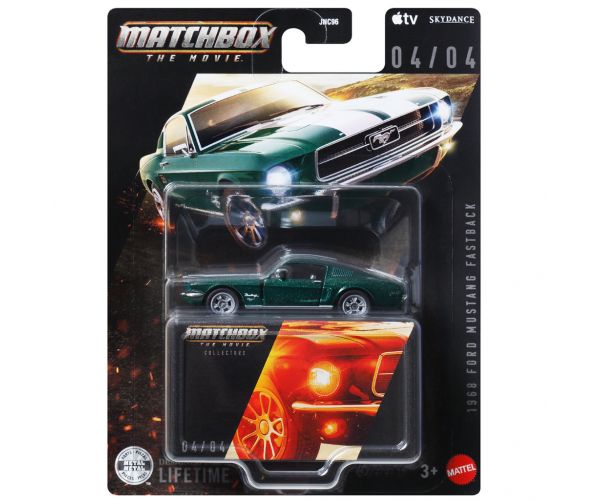 Matchbox A Film: 1968 Ford Mustang gyűjtői kisautó 1/64 - Mattel