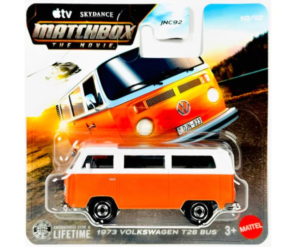 Matchbox A Film: 1973 Volkswagen T2B Bus kisautó 1/64 - Mattel