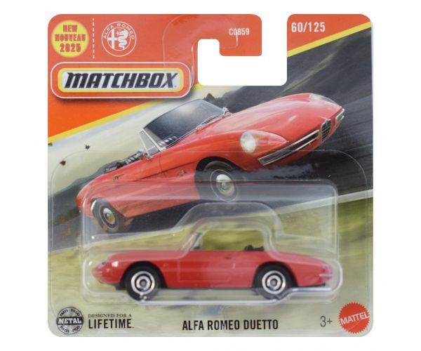 Matchbox: Alfa Romeo Duetto kisautó 1/64 - Mattel