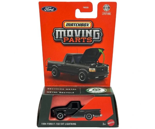 Matchbox Moving Parts: 1994 Ford F-150 SVT Lightning nyitható kisautó 1/64 - Mattel
