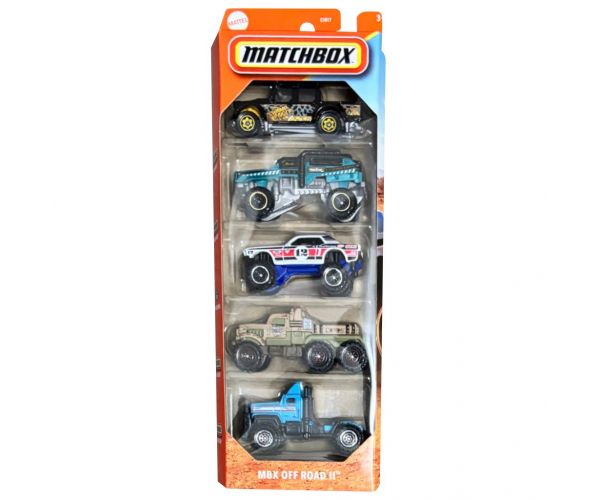 Matchbox: Off Road II. 5db-os kisautó szett 1/64 - Mattel