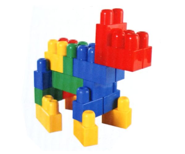 Maxi Blocks építőkockák dömperrel - D-Toys