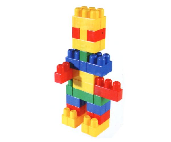 Maxi Blocks építőkockák dömperrel - D-Toys