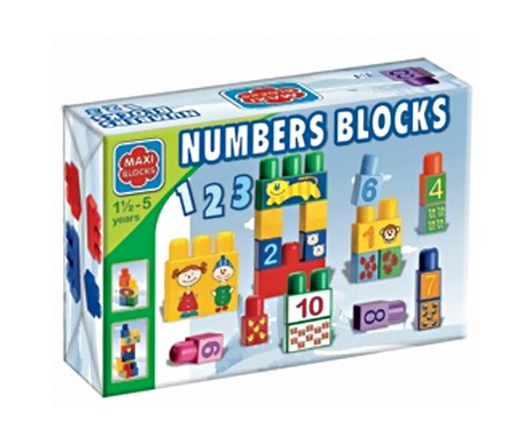 Maxi Blocks figurás számoló kockák - D-Toys