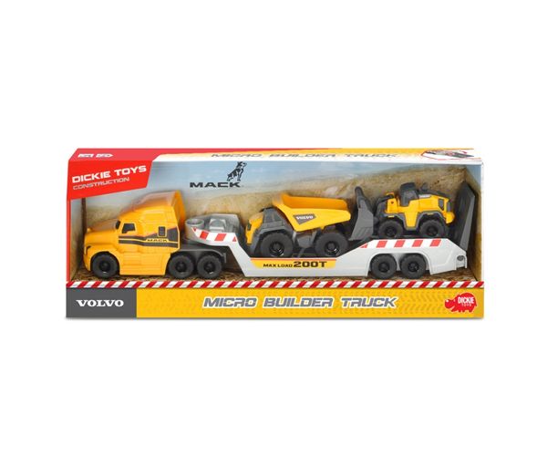 Mack Volvo Micro Builder Truck kamion 32cm - Dickie Toys