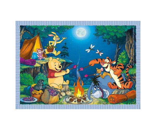 Micimackó 4 az 1-ben puzzle - Clementoni
