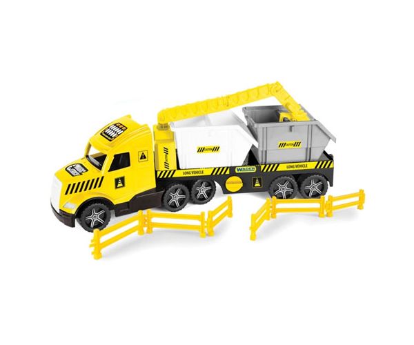 Magic Truck Technic: Kamion konténerrel és fénnyel 80cm - Wader