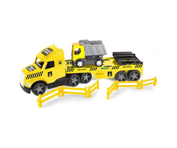 Magic Truck Technic kamion dömperrel 79cm - Wader