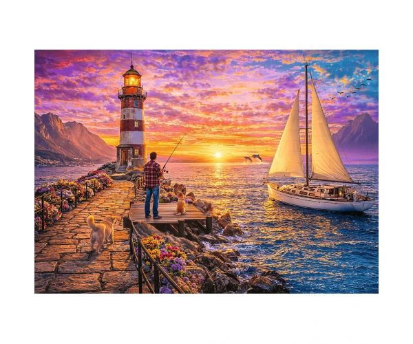 Világítótorony naplementében 500db-os puzzle - Trefl