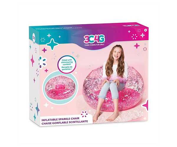 Make It Real: 3C4G csillámló felfújható fotel
