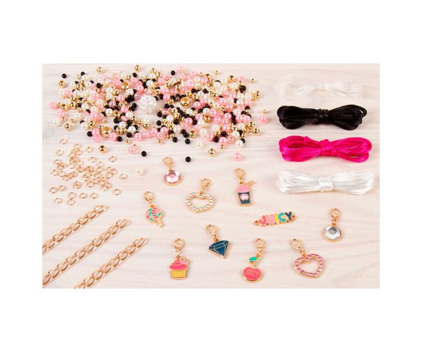 Make It Real: Juicy Couture pink és csillogó ékszerkészítő szett