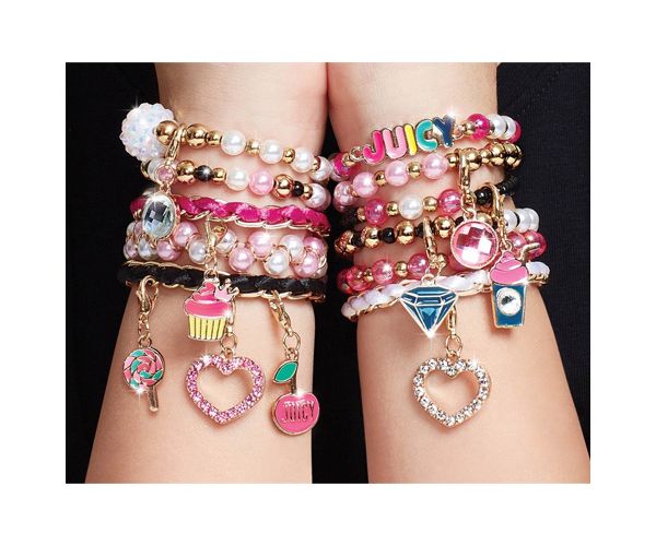 Make It Real: Juicy Couture pink és csillogó ékszerkészítő szett