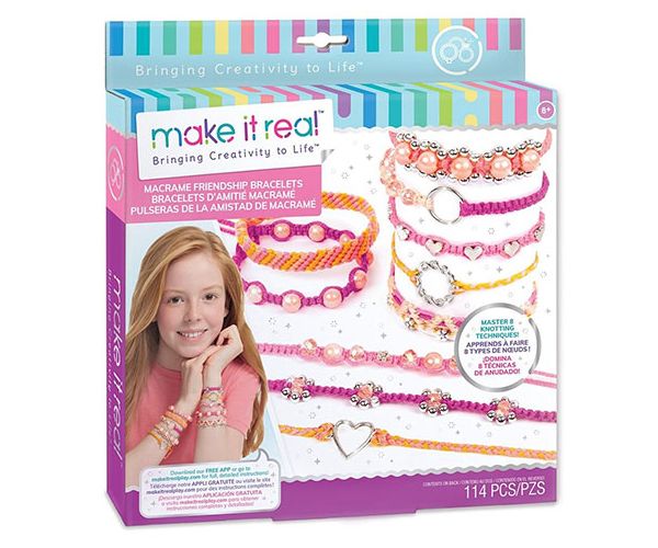 Make It Real ékszerkészítés, makramé barátság karkötők