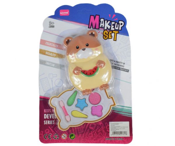 Make Up Set: Hörcsög alakú sminkpaletta ecsettel